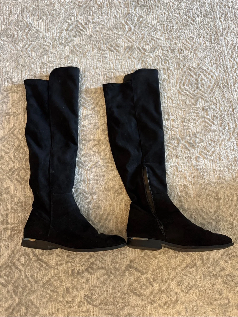 Nine West suede knee high flat boots
